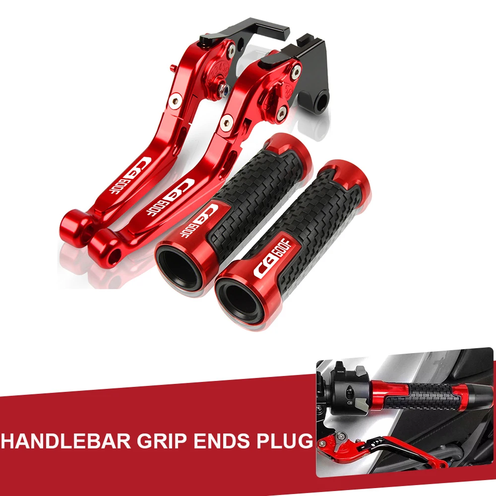 

Motorcycle Adjustable Brake Clutch Lever 7/8" 22MM Handlebar Grips Accessories CNC ALUMINUM FOR HONDA CB600F 1998 1999-2006 2001
