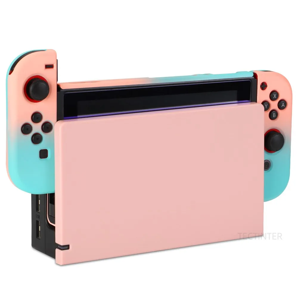 

Compatible with Nintendo Switch Gamepad Hard Shell for NS Charging Dock PE Anti-Scratch Protective Case Cover for Switch
