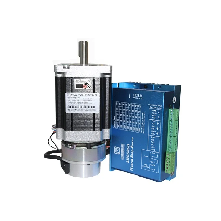 

JMC 2-phase 8.5Nm closed-loop stepper servo motor and driver for cnc kit 86J18118EC-1000+2HSS86H