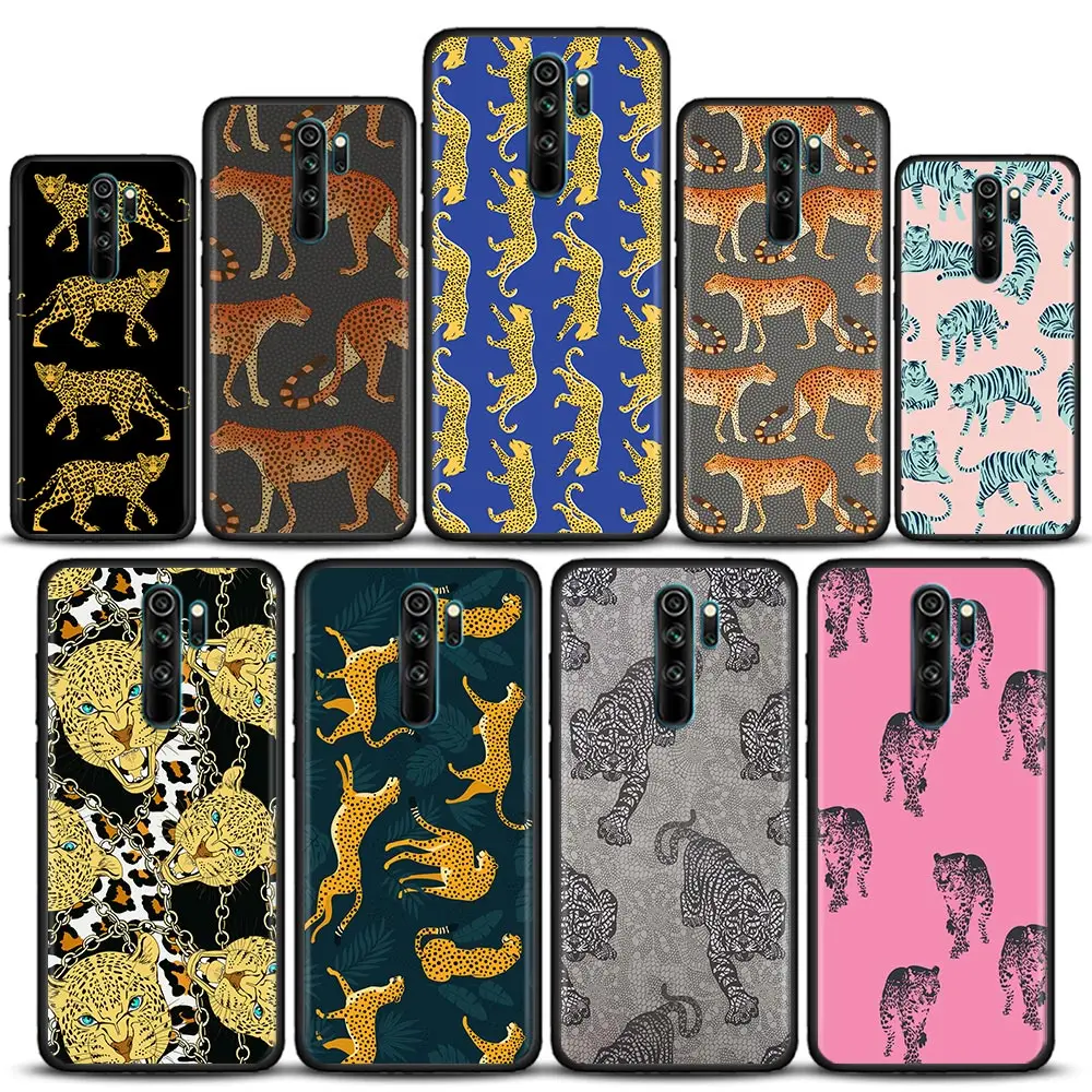 

Cartoon Animal Cool Leopard Pattern Case For Xiaomi Redmi 9A 7A 9C 9T 9 10 7 6 8A Case Soft Silicone Cover For Redmi K40 K50 Pro