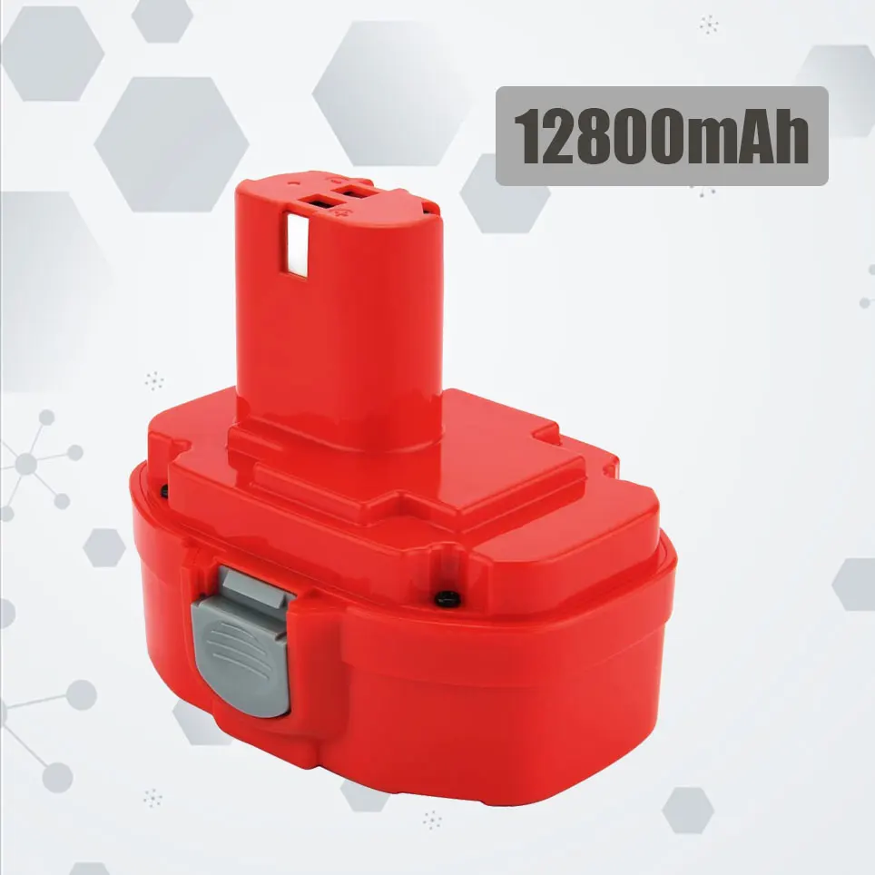 

2022 12800mAh replacement battery for 18Vmakita4334D 4334DWA 4334DWAE 4334DWD 8390D 8391D R180DWA JR180DWAE HITACHI eb1214s