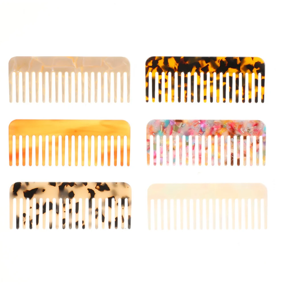 

6pcs Anti-static Hair Combs Portable Detangling Comb Hair Combs for Home