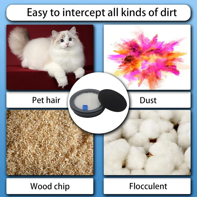 3 шт. HEPA-фильтры и 9 детали для замены Afoddon A200Pro/A200 NEQUARE S12 S25 S26 S25Pro