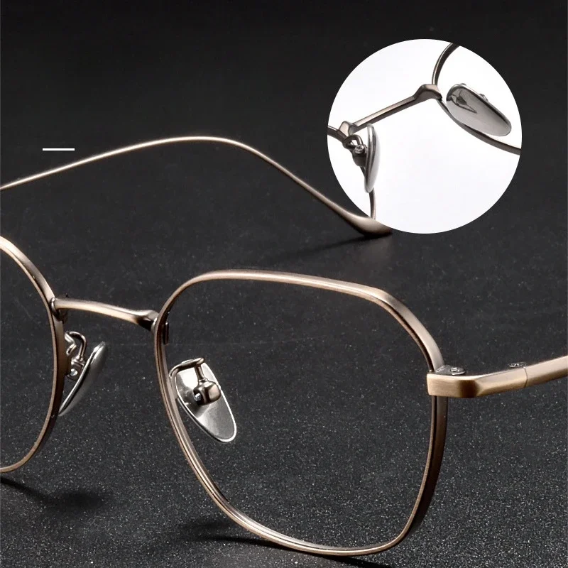 KJDCHD модные удобные очки винтажные роскошные из чистого титана оптические оправы