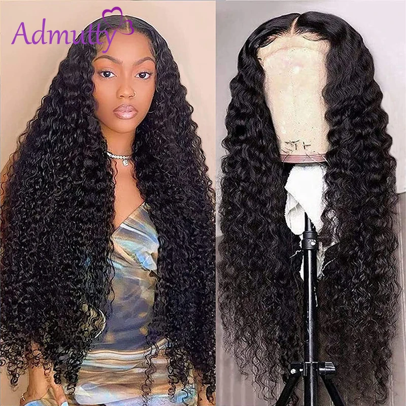 Deep Wave HD Transparent 13x4/13x6 Lace Front Human Hair Wigs Brazilian  Preplucked 4x4 Lace Closure Wigs 360 Lace Frontal  Wigs