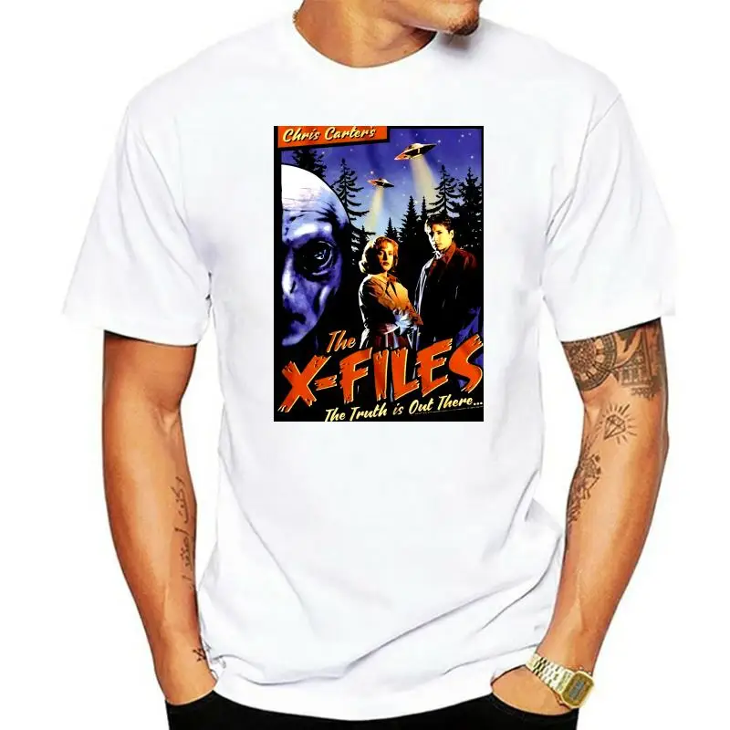

X-файлы, ужас, научный фантастический триллер, ТВ-сериал, старый ретро фильм, постер, футболка, футболка