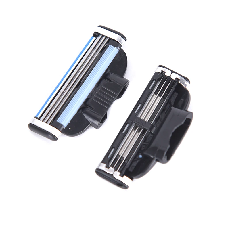 

4Pcs Mach 3 Cartridges Manual Razor Blades Shaving Three-layer Razor Blades