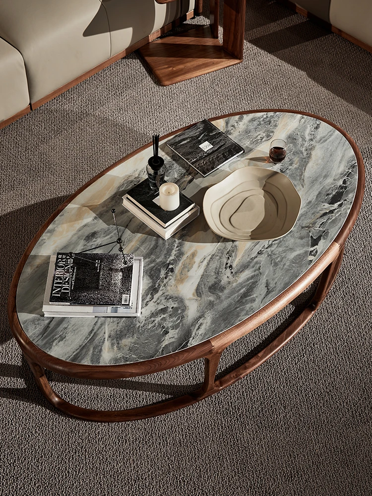 Минималистичный кофейный столик из черного ореха Северной Америки 1 6 м