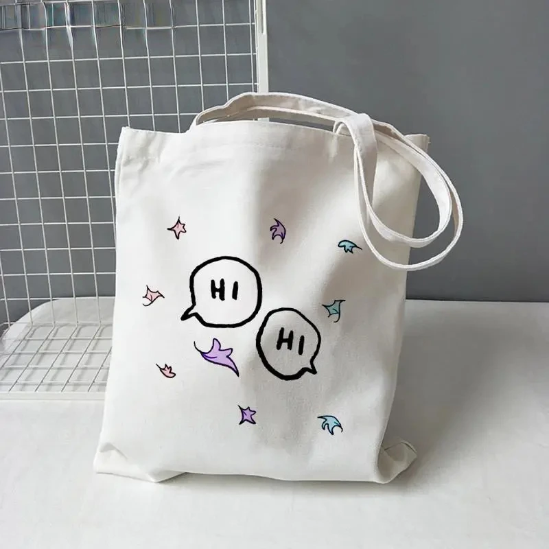 

Женские сумки для покупок Hi Heart stopper с листьями, шоппер для покупок в стиле ретро, дорожная Студенческая вместительная сумочка на плечо для колледжа