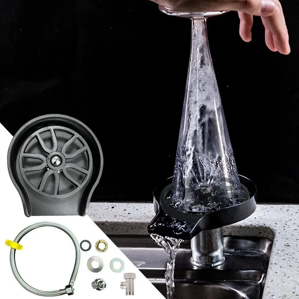 

1 PC Sink Cup Washer Glass Cup Cleaning Tool Rinser Bottle Washer For Baby