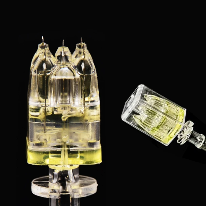 

10pcs EZ Meso Needle Vacuum Mesotherapy Injector Negative Pressure Cartridge Needle 5 Pin Crystal Multi Hydrolifting Gun Needle