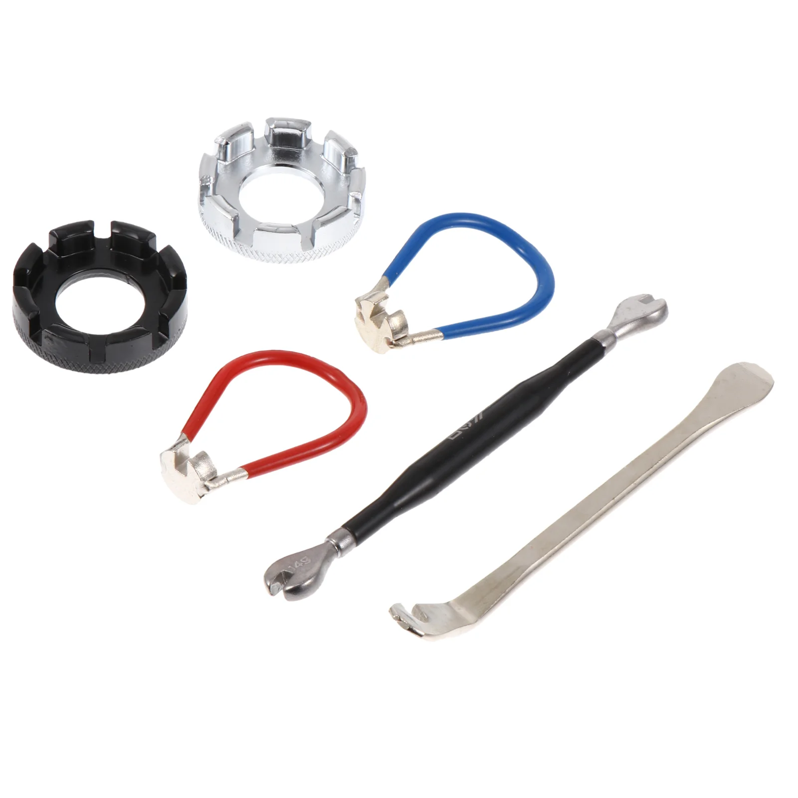 

6pcs Professional Steel Durable Premium Cycling Pocket Tool Bike Rim Correct Kit Bike Spoke Wrench