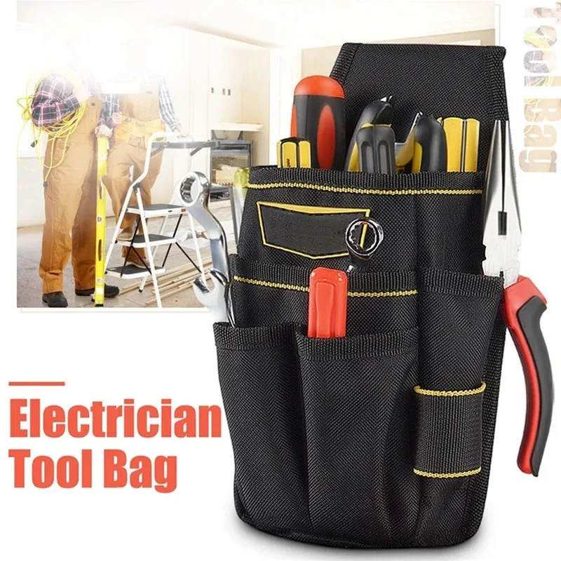 

Electrician Tool Waist Bag Maintenance Pouch Bag Oxford Cloth Tool Belt With Adjustable Belt