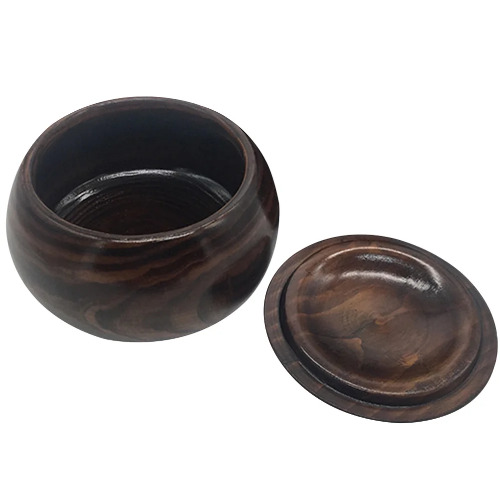 

Go Chess Pieces Game Box Storage Set Piece Pot Bowls Stones Wooden Case Bowl Holder Board Play Supplies Boxes Container Jar Cans