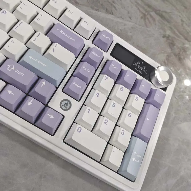 Фото Игровая механическая клавиатура AJAZZ AK980 V2, три режима подключения (проводной/2.4G/BT), с цветным экраном, полноразмерная, с возможностью горячей замены переключателей, для киберспорта и офиса №3