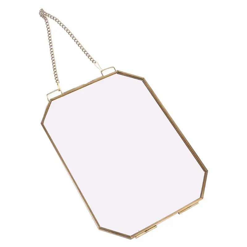 

Восьмиугольный плавающий подвесной фотографический фон из искусственного стекла, держатель для фотографий, двустороннее украшение для до...