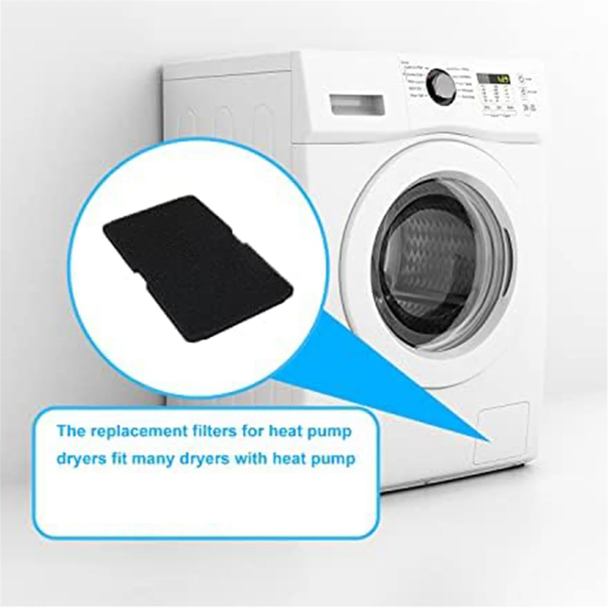 8 сменных фильтров 2964840100 Для сушилки Beko с тепловым насосом сушильной машины