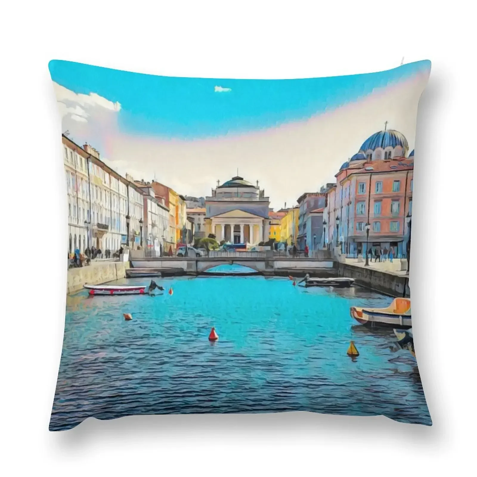 Декоративная подушка Trieste Streets роскошные наволочки на заказ фото
