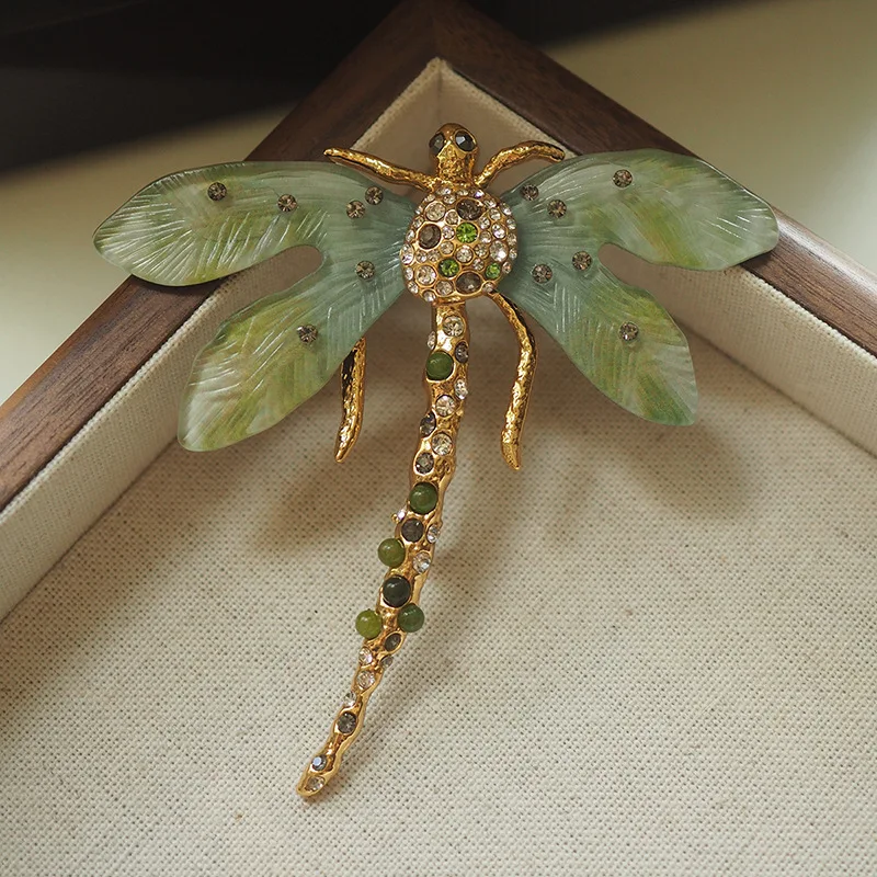 

Popular Famous designer vintage Dragonfly exquisite high-grade luxury brooches