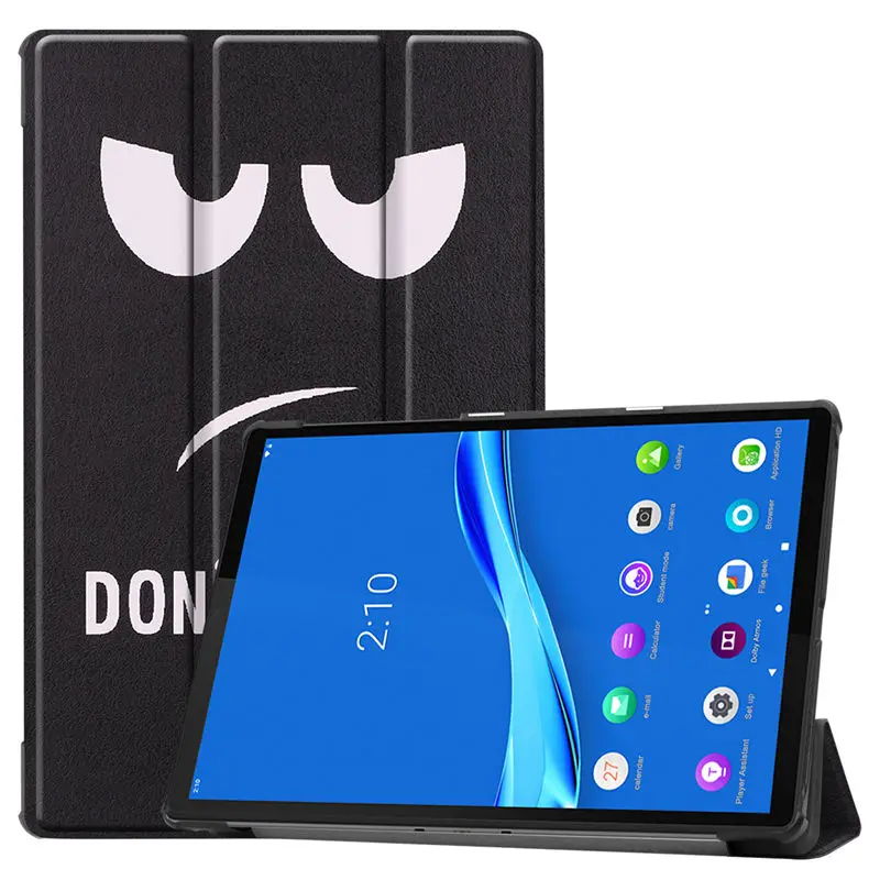 

For Lenovo Tab M10 FHD Plus Case Smart Wake/Sleep TB-X606F TB-X606X 10.3 inch Magnetic Cover Folding Stand Funda Hard Back Shell