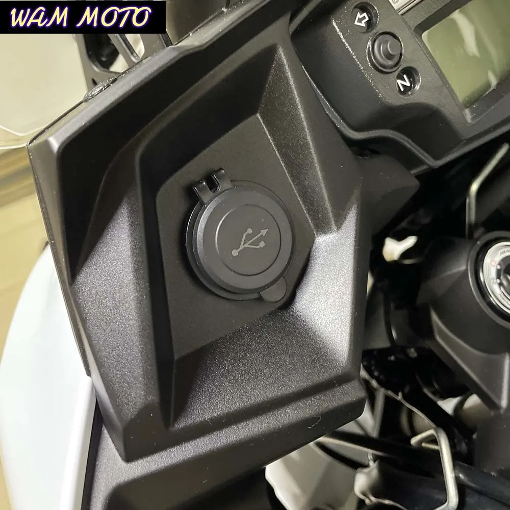 Фото Двойное USB-зарядное устройство для камеры и телефона с реле или Kawasaki Versys 650 1000 Versys-X300 Ninja 400 650 №3
