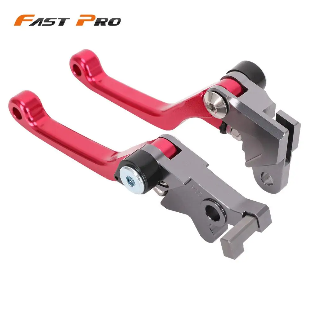 

CNC Pivot Foldable Red Clutch Brake Lever For XR250 MOTARD 95-07 CRM250R AR 94-98 XR400 05-08 XR650R 00-07 Dirt Bike Motorcycle