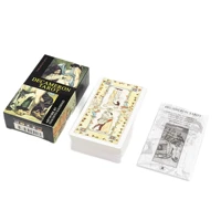 12x7cm decameron tarot englis cards with paper instruction for couple interaction entertainment leisure board games