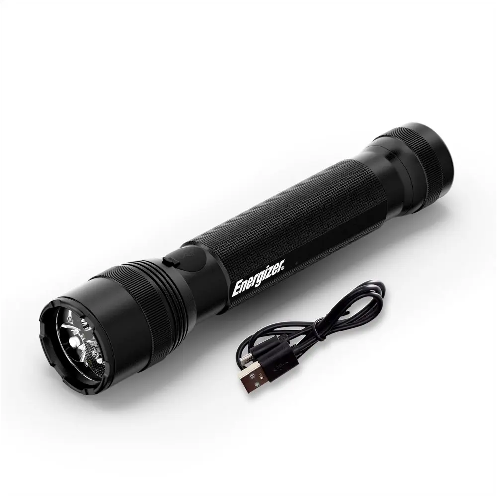 

TAC R 1200 Rechargeable Tactical Flashlight, 1200 Lumens, IPX4 Water Resistant, Aircraft-Grade Aluminum LED Flashlight, Outstand