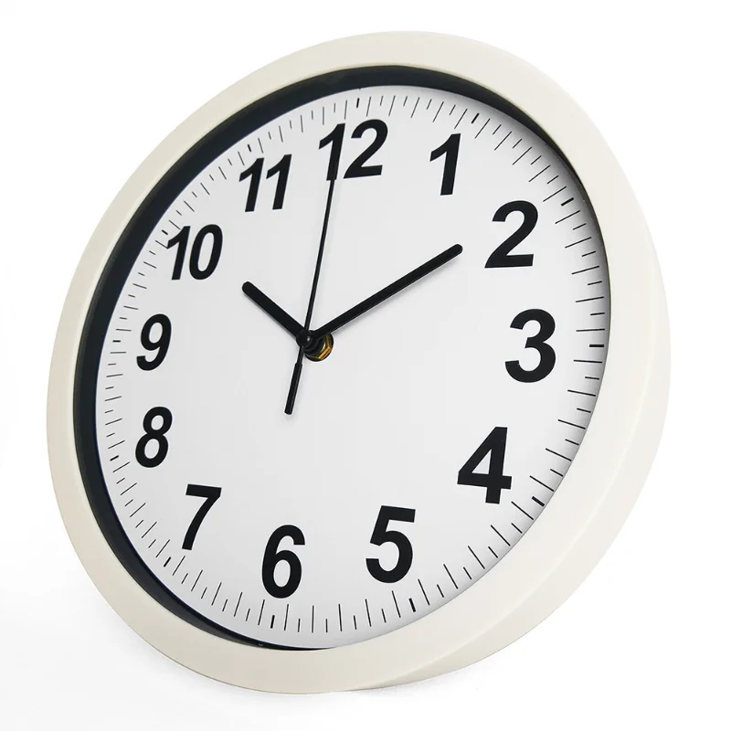 

10 inch wall clock silent and non ticking modern wall clock - suitable for offices, bedrooms, schools, living rooms