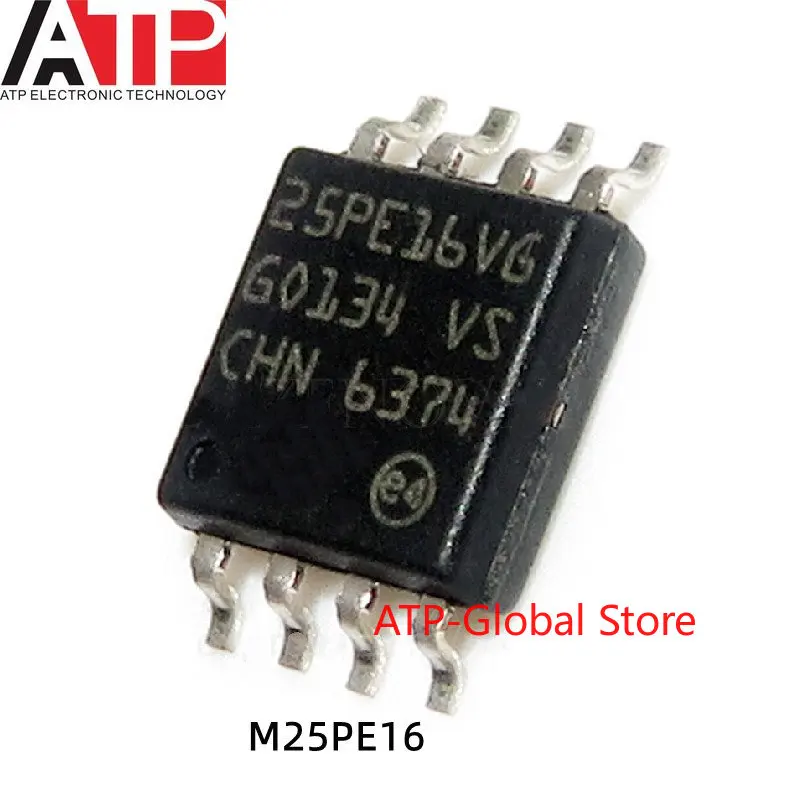 

5 шт./лот M25PE16 M25PE16-VMW6TG 25PE16VG SOP-8 в наличии ATP Store