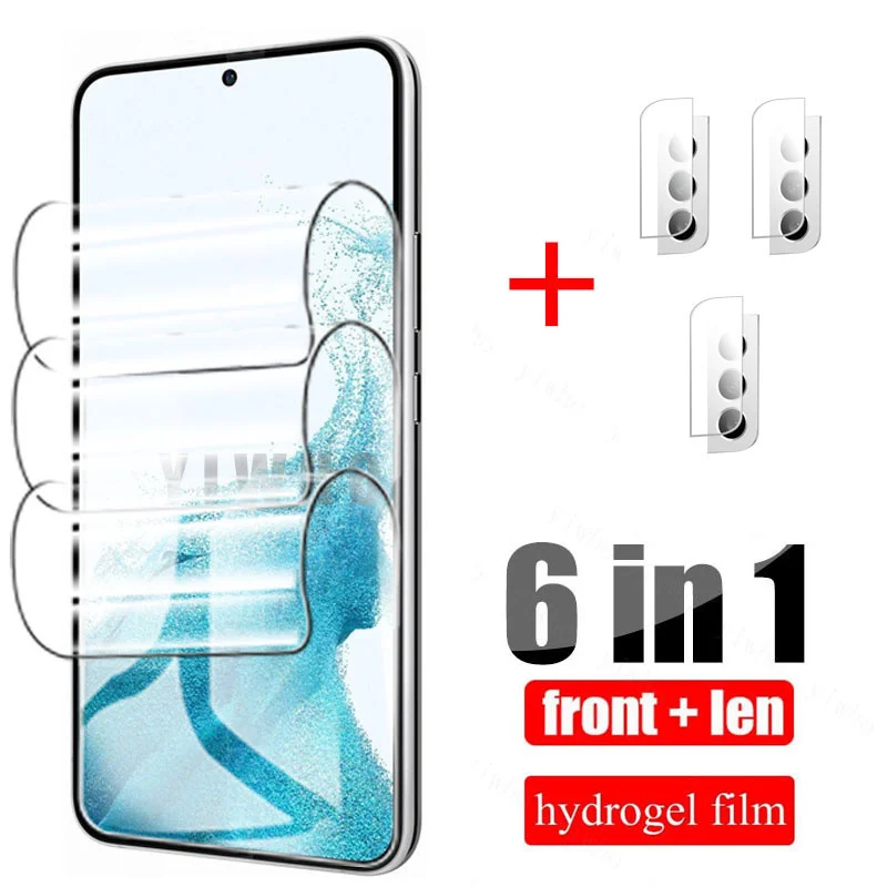 

Hydrogel Film For Samsung Galaxy S22 Ultra 5G Screen Protector Galax S22 + S22+ S21 S21Ultra S21 Plus Tempered Glass Camera Film