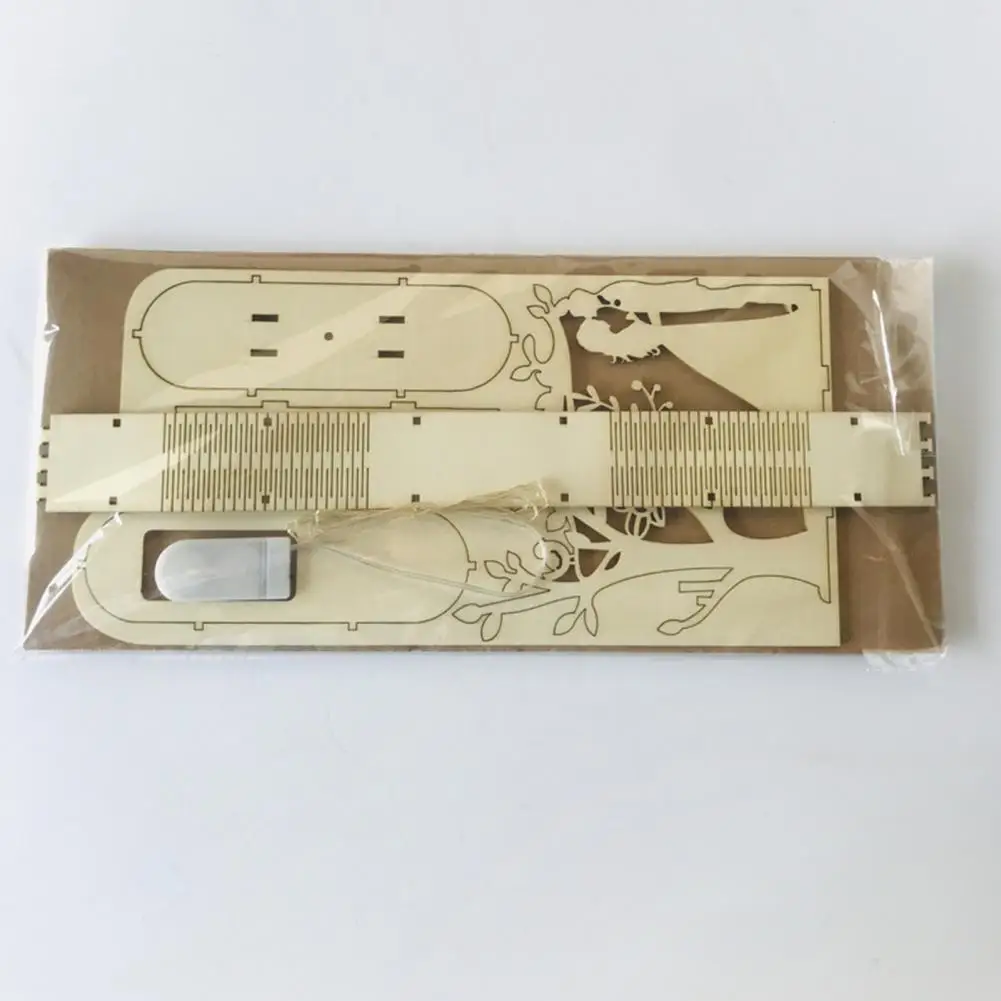 

Светодиодный ночсветильник, романтическая настольная лампа, креативная форма, украшение для свадебной вечеринки, деревянный ночник «сдела...