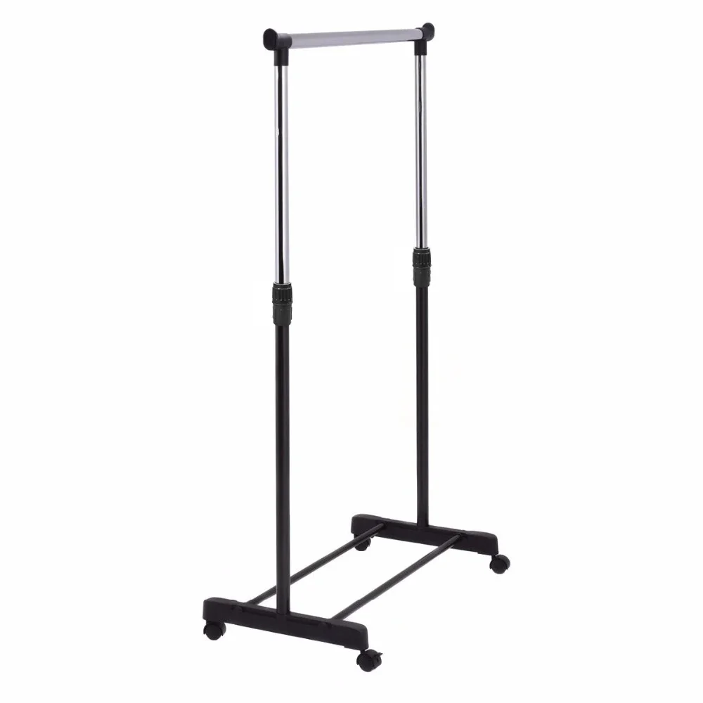 Новая регулируемая вешалка для одежды на колесиках пальто напольная хранения