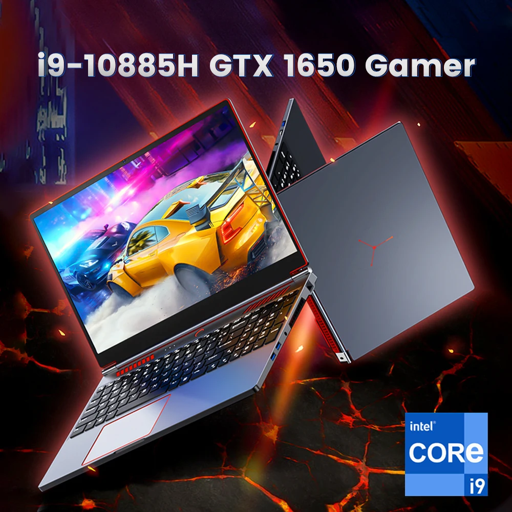 Игровой ноутбук KingNovy 16 1 дюйма Intel Core i9 10885H i7 10870H Nvidia GTX 1650 4G металлический ноутбуки