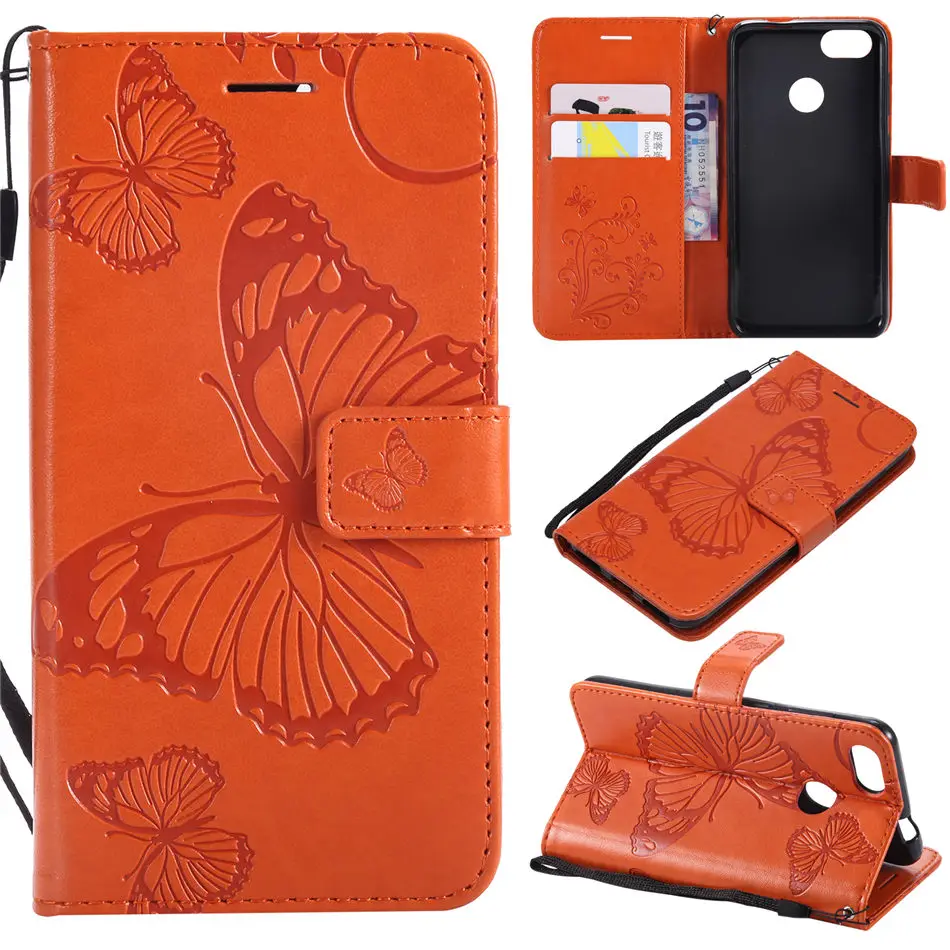 Wallet Flip Case for Capa Huawei P20 P10 P8 P9 Lite Mini 2017 Mate10 Mate 10 Pro Butterfly Etui Leather Cases Cover bag P06F