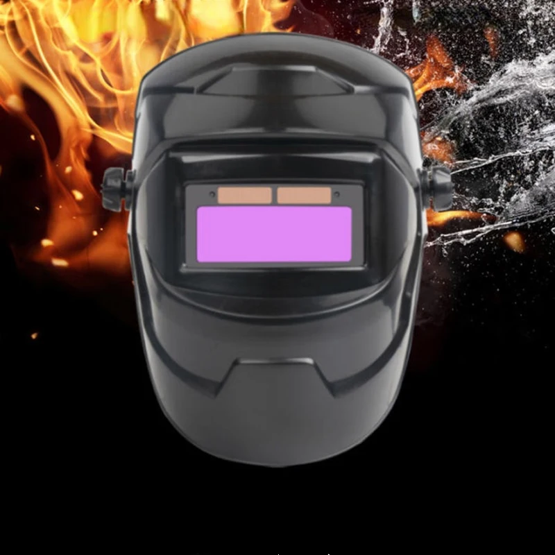 Welding Helmet Solar Automatic Variable Light Mask Chameleon Large View True Color Auto Darkening Dimming Glasses | Инструменты