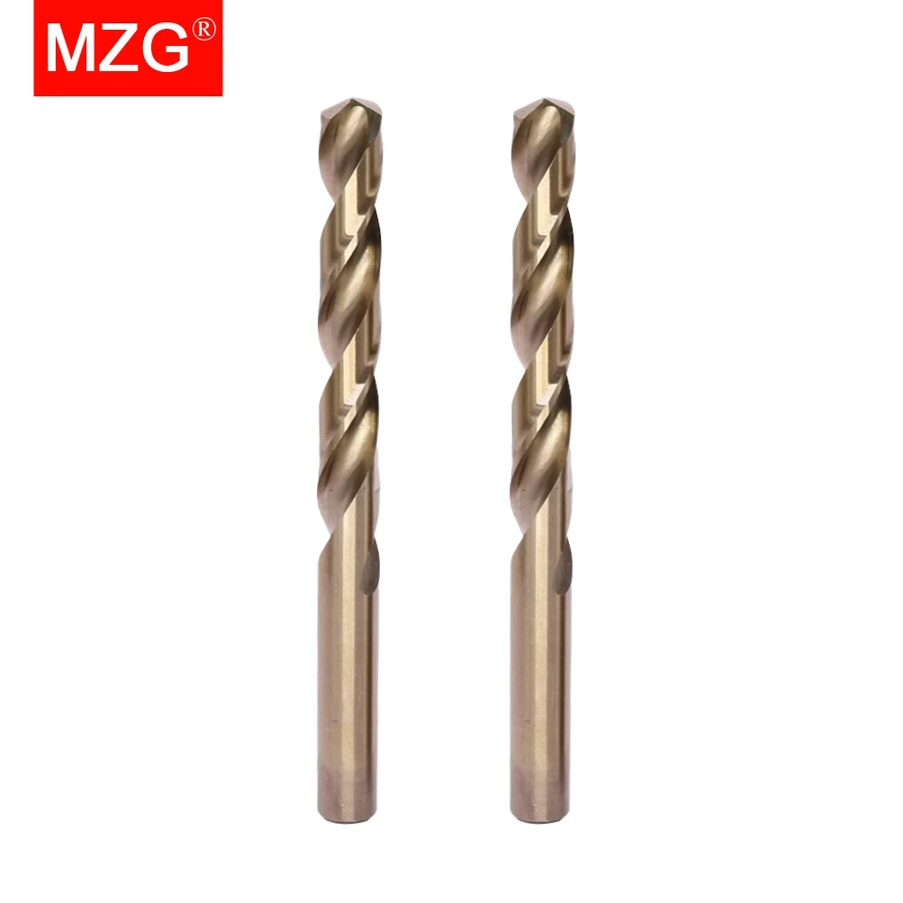 MZG 1.0 - 13.0 MM Cobalt Coated Straight Shank Standard Length HSS M35 High Speed Steel Drill Bits Set CNC Drilling Cutter купить по