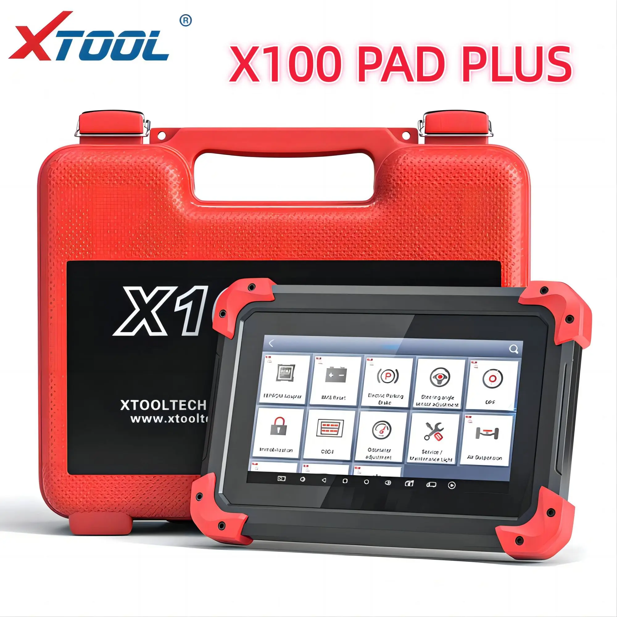 

Xtool X100 PAD Plus Car Key Programer OBD2 Full Systems Diagnostic Scanner Auto Code Reader IMMO EPB DPF BMS 24 Reset Function