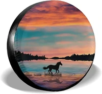 beautiful horses spare tire covers potable universal wheel covers powerful sun proof waterproof tire cover for suv trailer rv ti