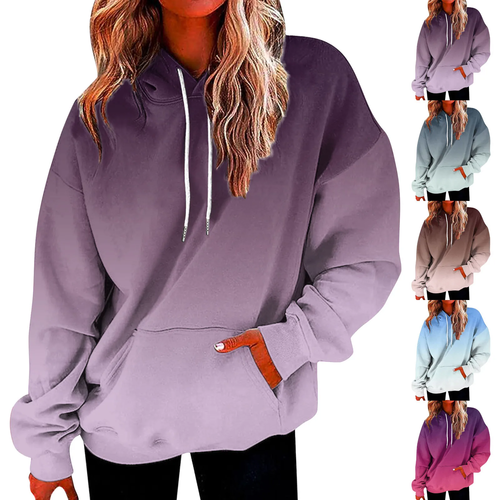 

Женская Повседневная Толстовка с капюшоном и длинным рукавом, на молнии