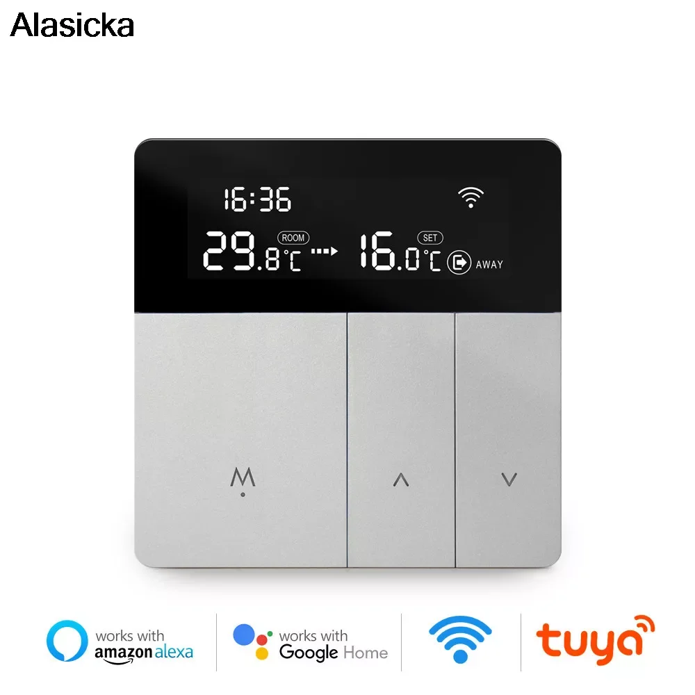 

WiFi Smart Thermostat Temperature Controller，100-240 V APP Remote Control,Work with Alexa Home Yandex Alice