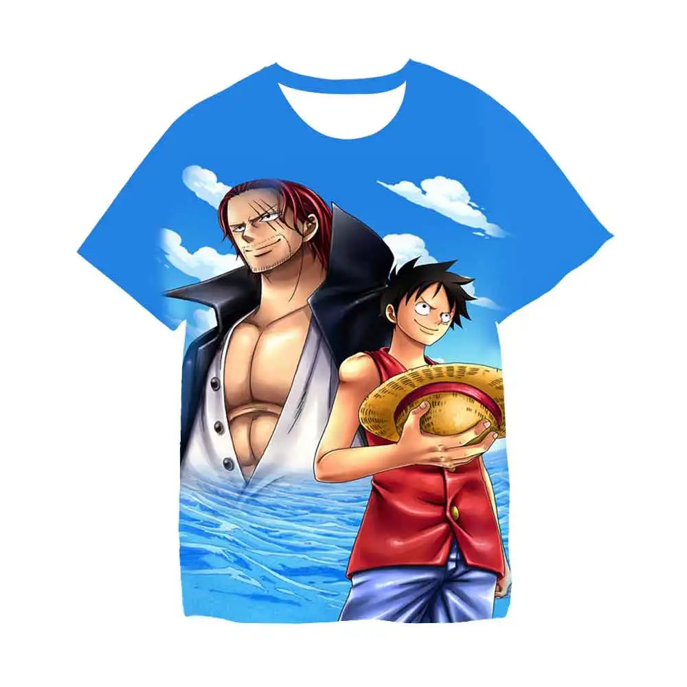 

Hot Anime One Piece 3D Print T Shirt Kids Summer Fashion Casual T-shirt Boy Girl Unisex Children's Clothing Tshirt Girls Clothes