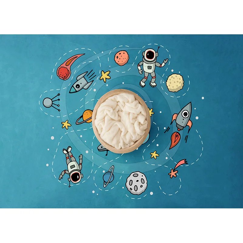 Фон для фотосъемки с цветочным рисунком новорожденных