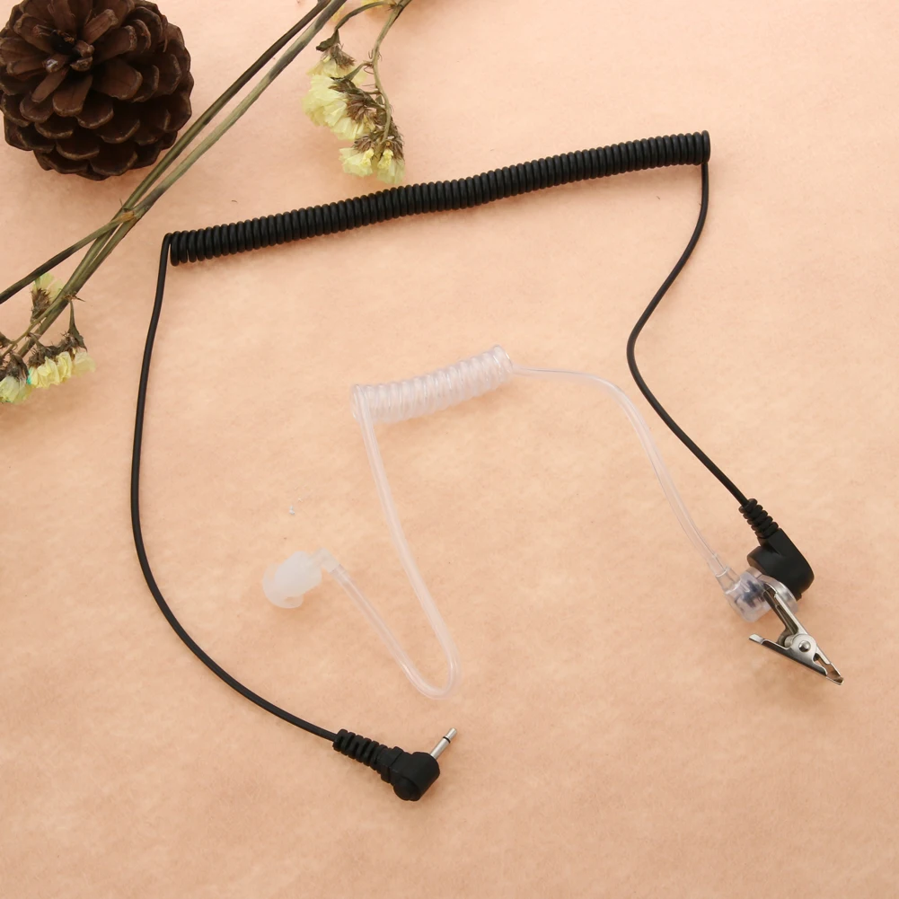 

Soft 1 Pin 2.5mm Covert Acoustic Tube Earpiece Earphone Dense Sound Air Tube Headset Earpiece Cable for Motorola 2way Radio