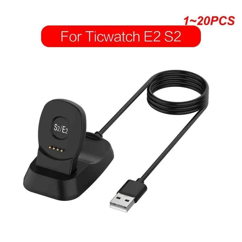 

1 ~ 20 шт. зарядный кабель черный портативный с функцией передачи данных супер быстрая зарядка для Mobvoi Ticwatch E2/s2 беспроводное быстрое зарядное устройство