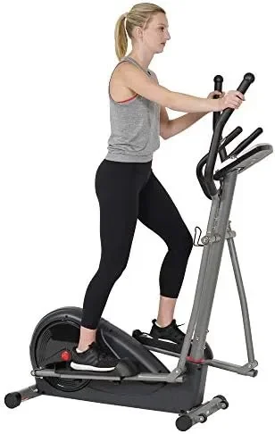 

Health & Fitness Elliptical Machine with Digital Performance Monitor, Heart Rate Monitoring, Floor Stabilizers, Full Body W