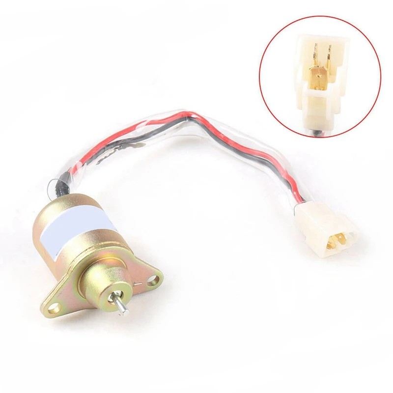 2X выключение вентиля двигателя 12 В для Yanmar 119653-77950
