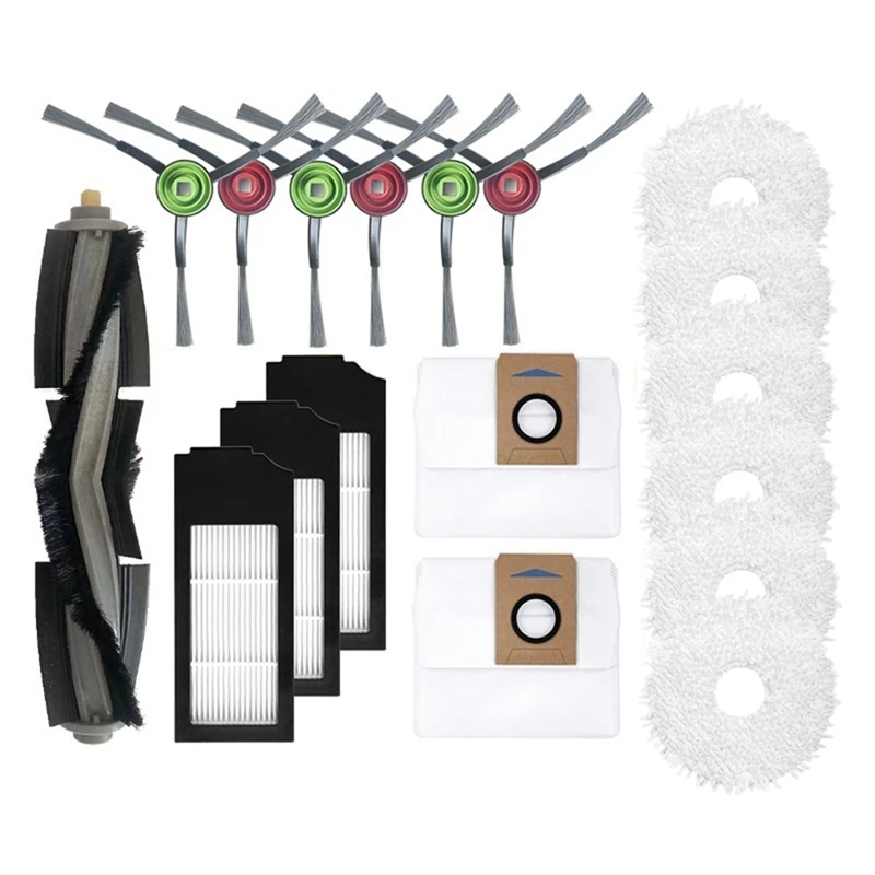 

HOT！-Main Brush Side Brush Hepa Filter Mop Cloth For Ecovacs Deebot X1 TURBO OMNI Robot Vacuum Cleaner Spare Parts