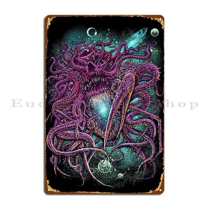 

Azathoth The Nuclear Chaos Metal Sign Rusty Cave Personalized Iron Mural Tin Sign Poster