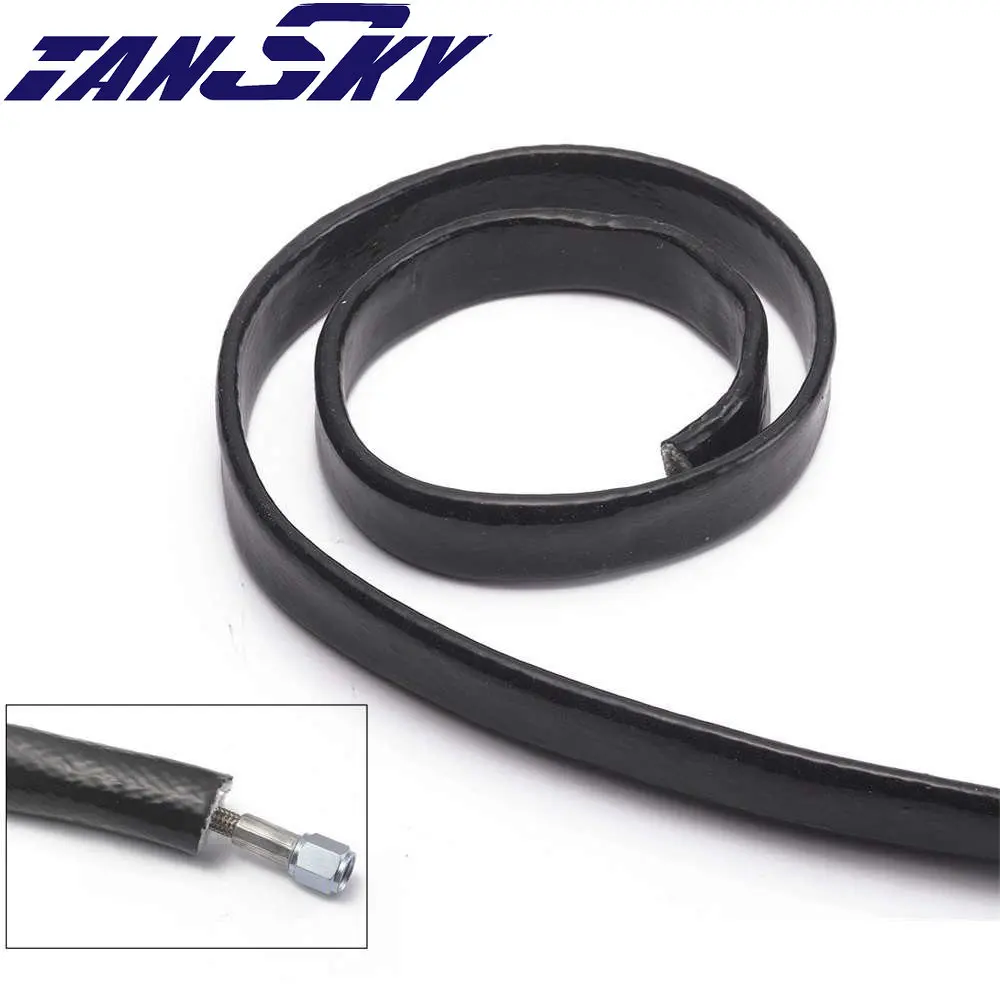 

1m 3.3ft Fire Sleeve Braid Flame Heat Shield 5/8 ID:16MM Fit AN10 Fuel Hose For Ford Mustang 86-93 TK-FHGAN10